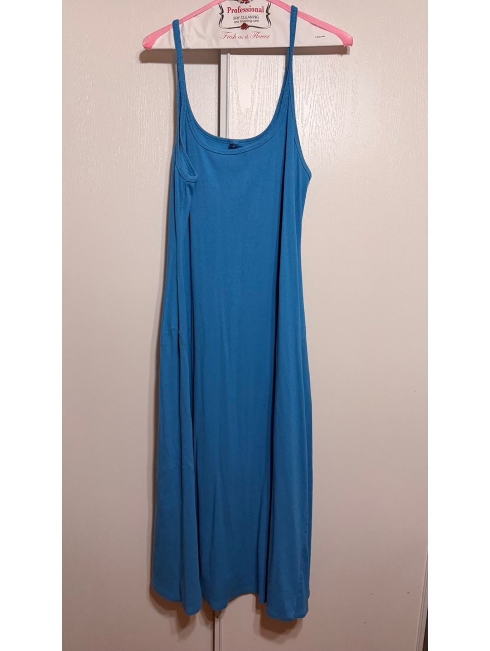 Old Navy Patin Blue Hourglass Maxi Dress 2X